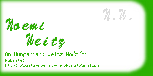 noemi weitz business card